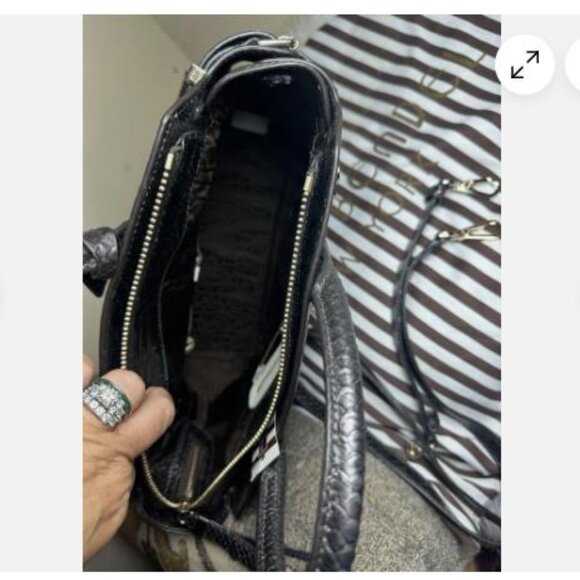 Henri Bendel Black Snakeskin Tote - Picture 11 of 16